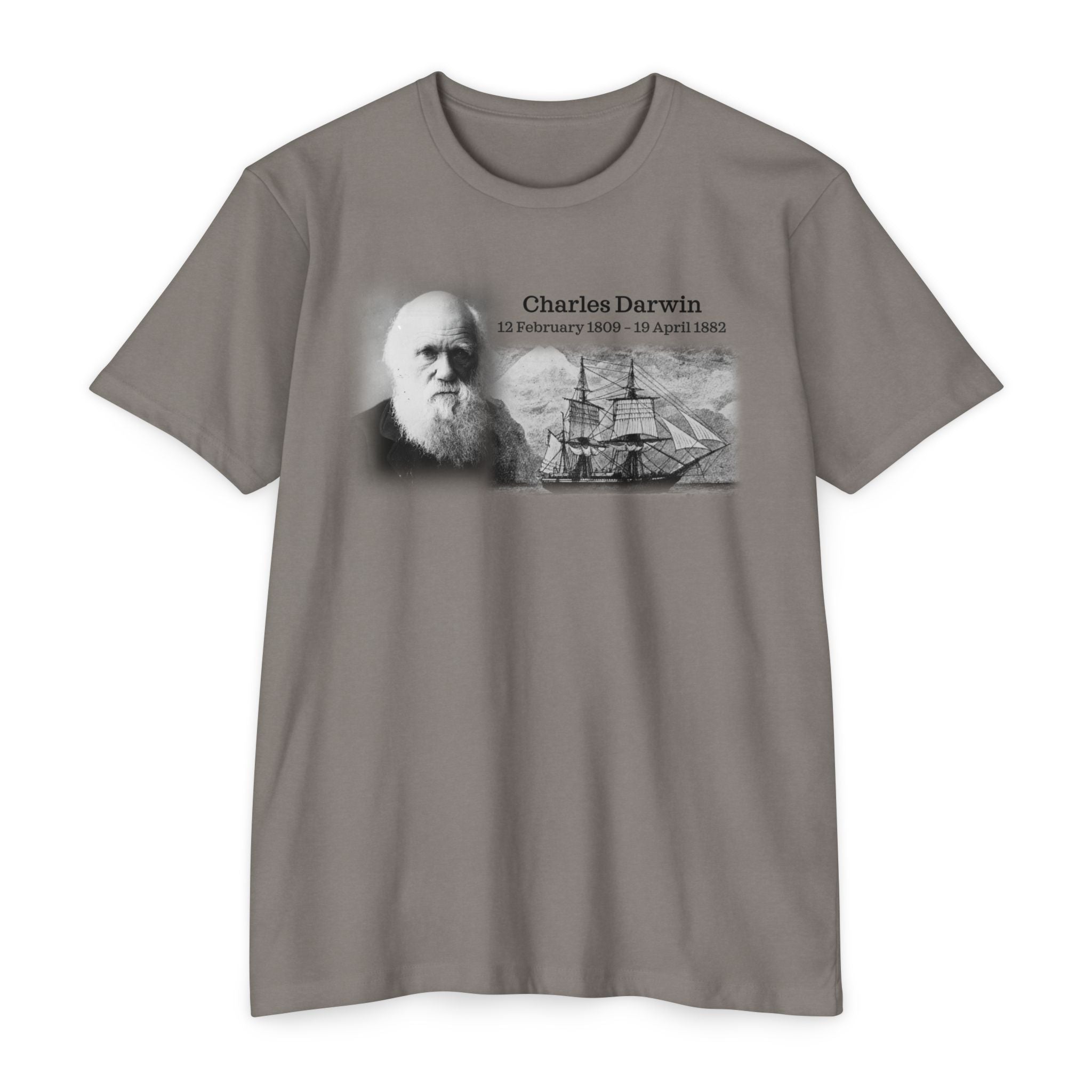 Unisex CVC Jersey T-shirt - Charles Darwin