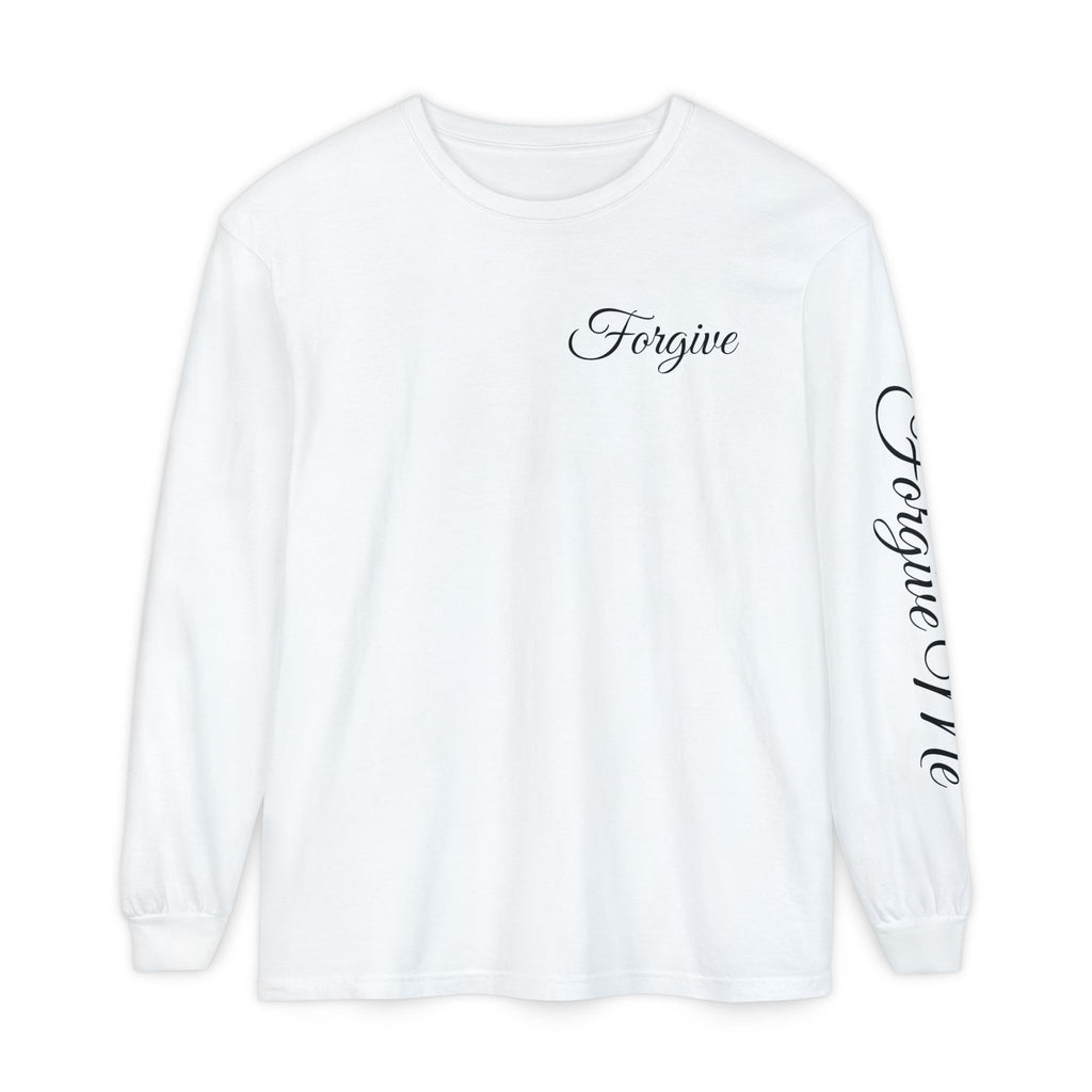 Forgive Long Sleeve Tee — John 1:9 Christian Inspirational Shirt