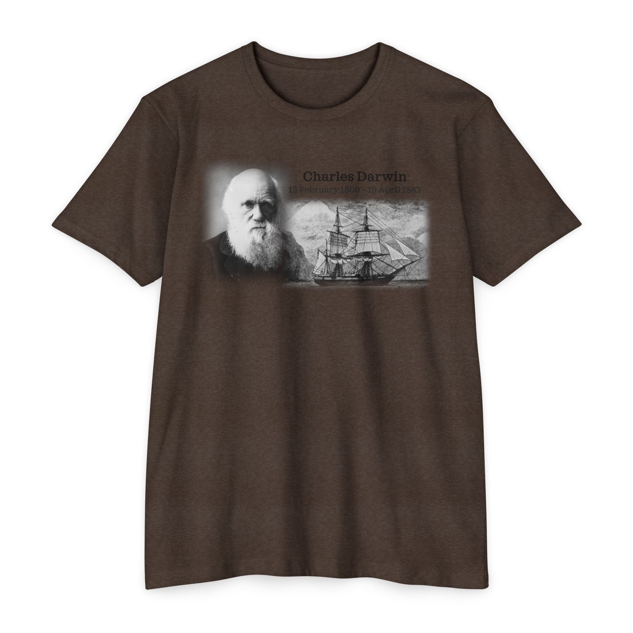 Unisex CVC Jersey T-shirt - Charles Darwin