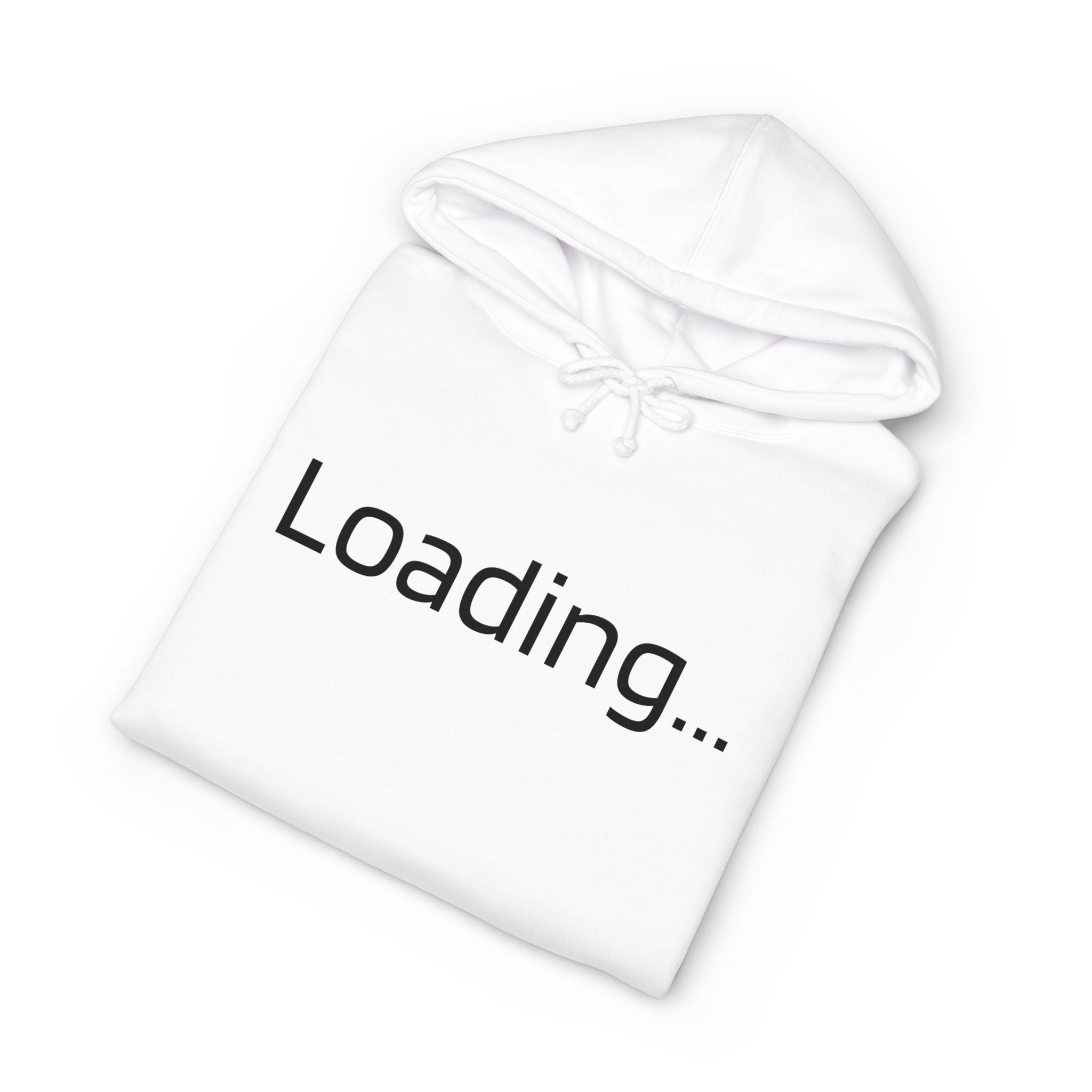 Loading... Hoodie — Minimal Tech Graphic Sweatshirt