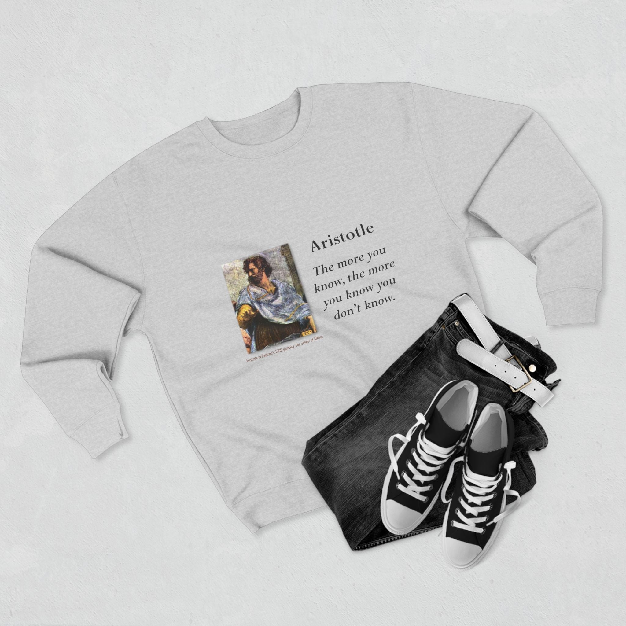 Unisex Crewneck Sweatshirt - the more you know