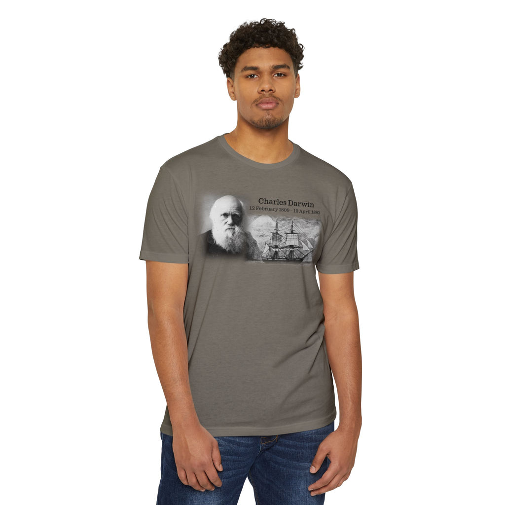 Unisex CVC Jersey T-shirt - Charles Darwin