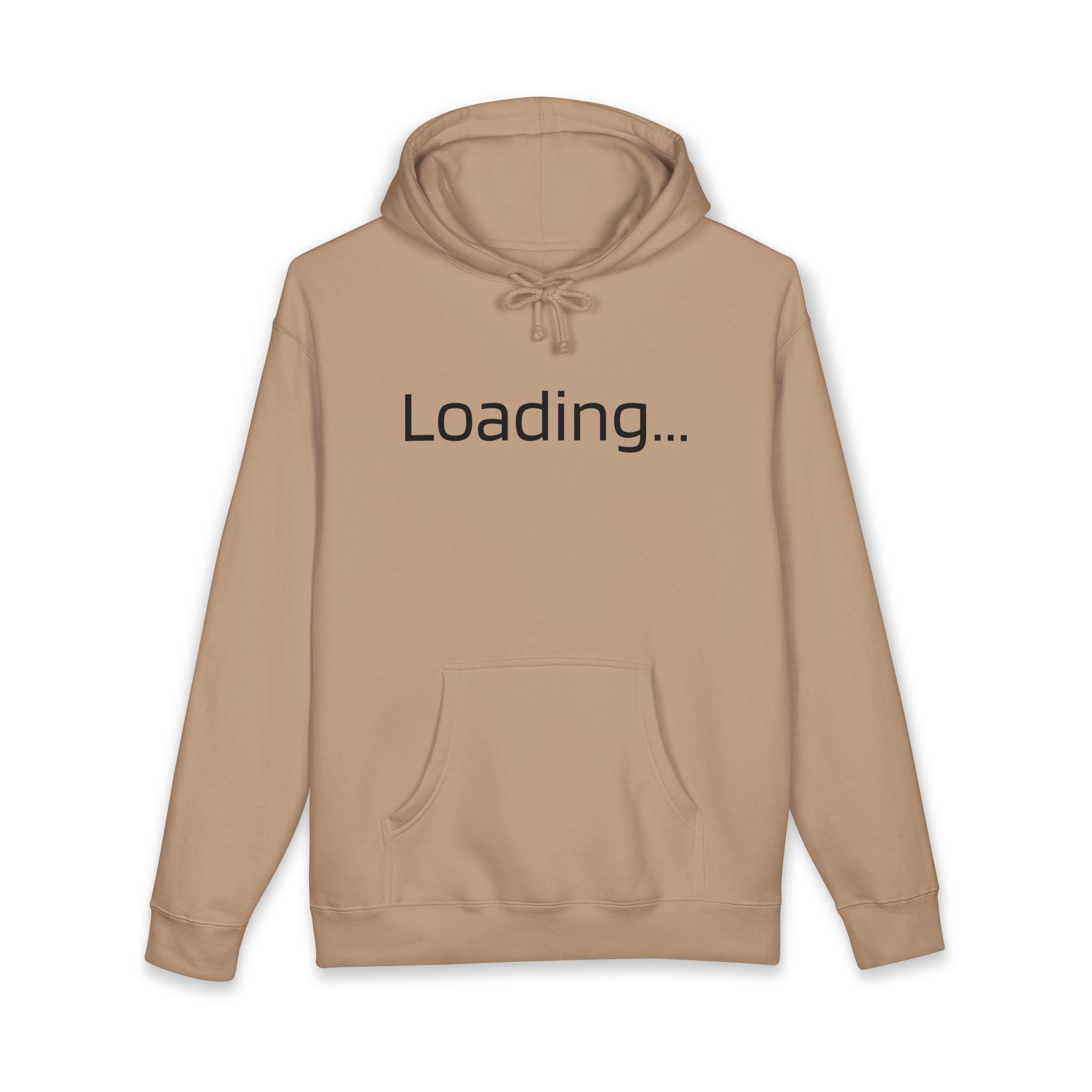 Loading... Hoodie — Minimal Tech Graphic Sweatshirt