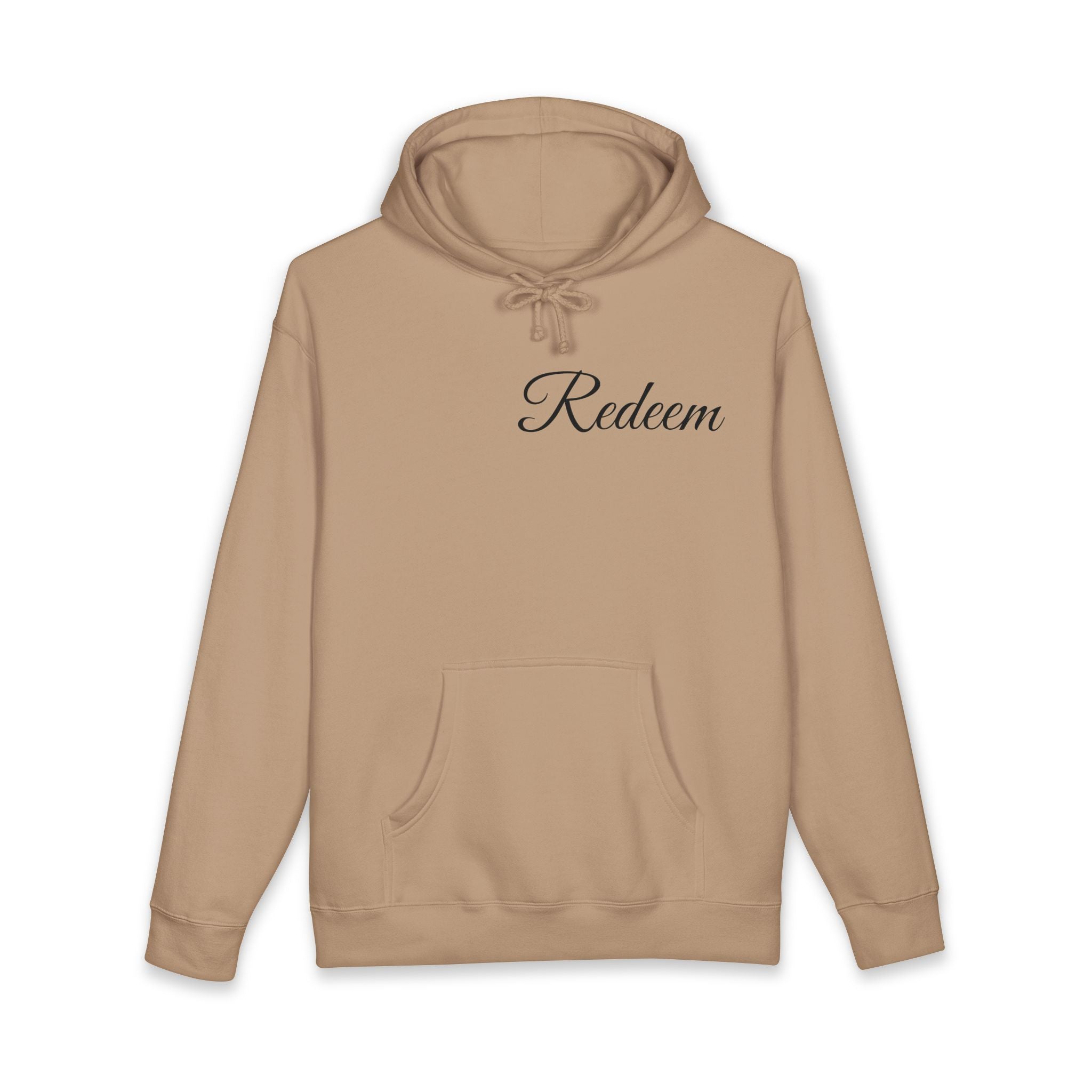 Redeem Hoodie — "Trust In God Proverbs 3:5" Christian Faith Pullover