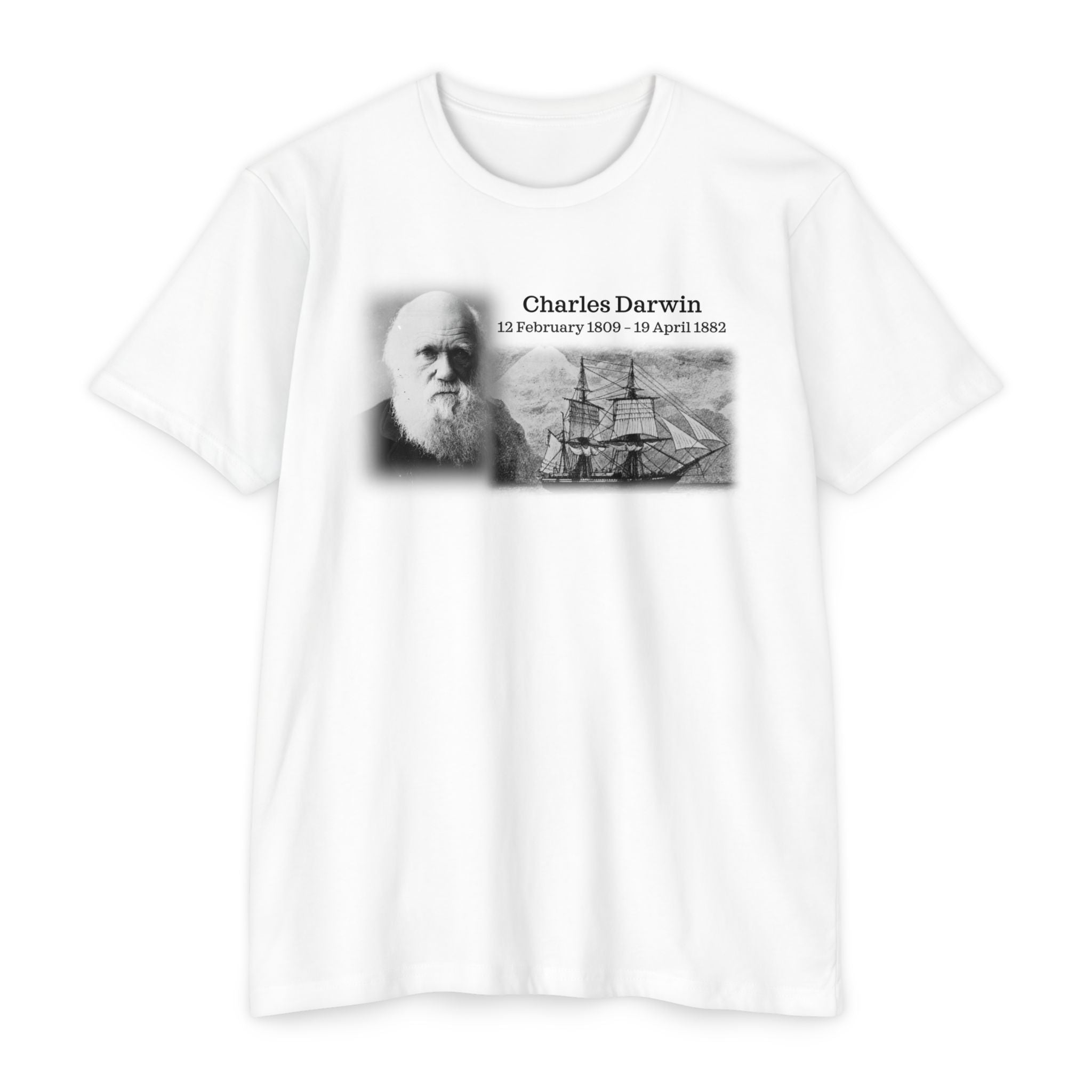 Unisex CVC Jersey T-shirt - Charles Darwin