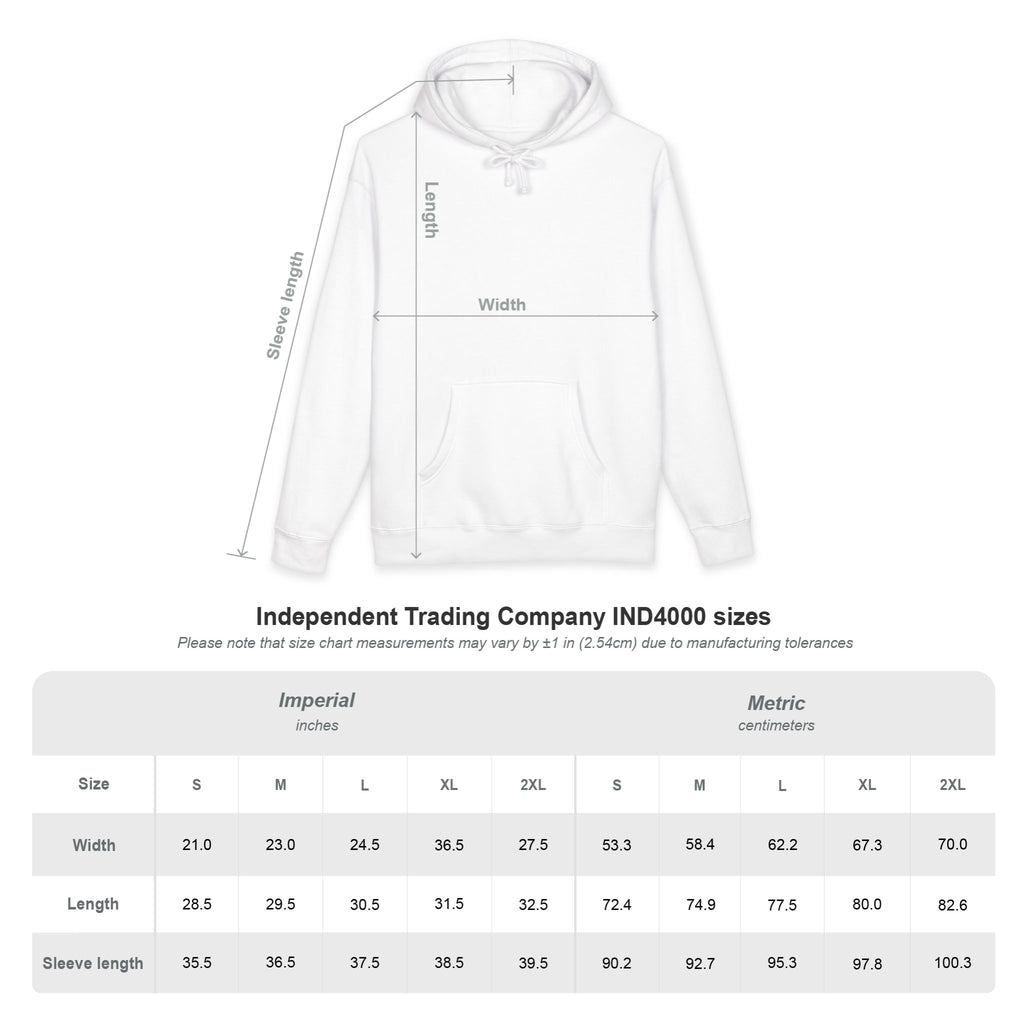 Loading... Hoodie — Minimal Tech Graphic Sweatshirt