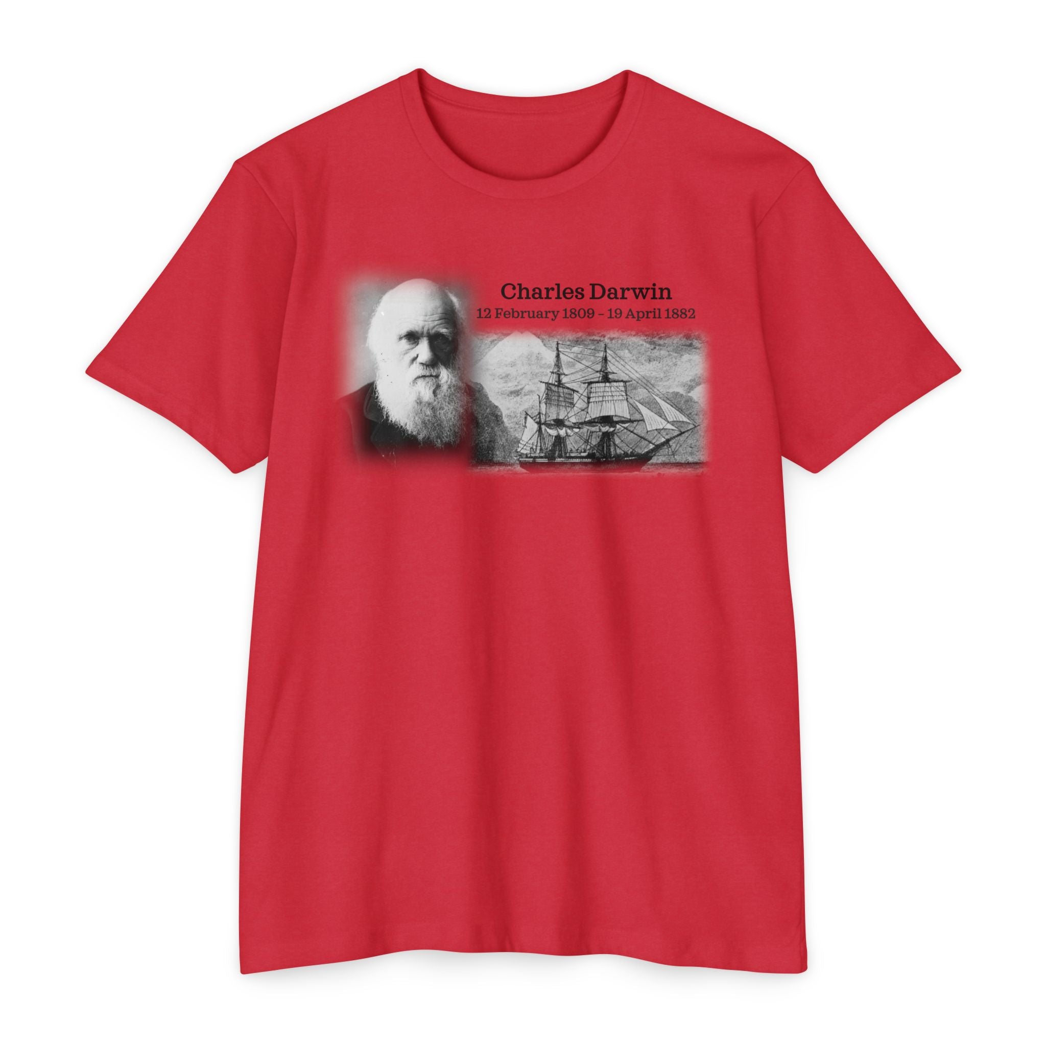 Unisex CVC Jersey T-shirt - Charles Darwin