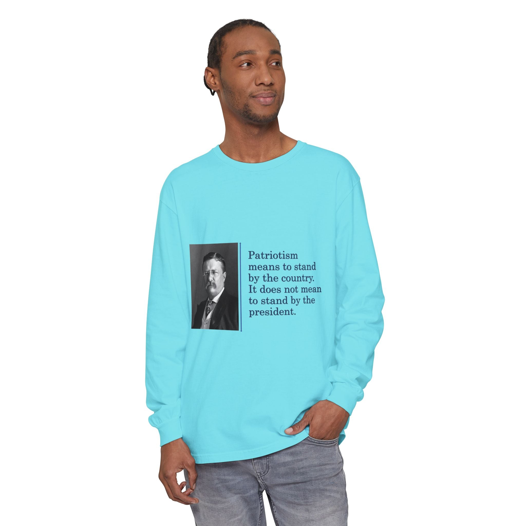 Unisex Garment-dyed Long Sleeve T-Shirt