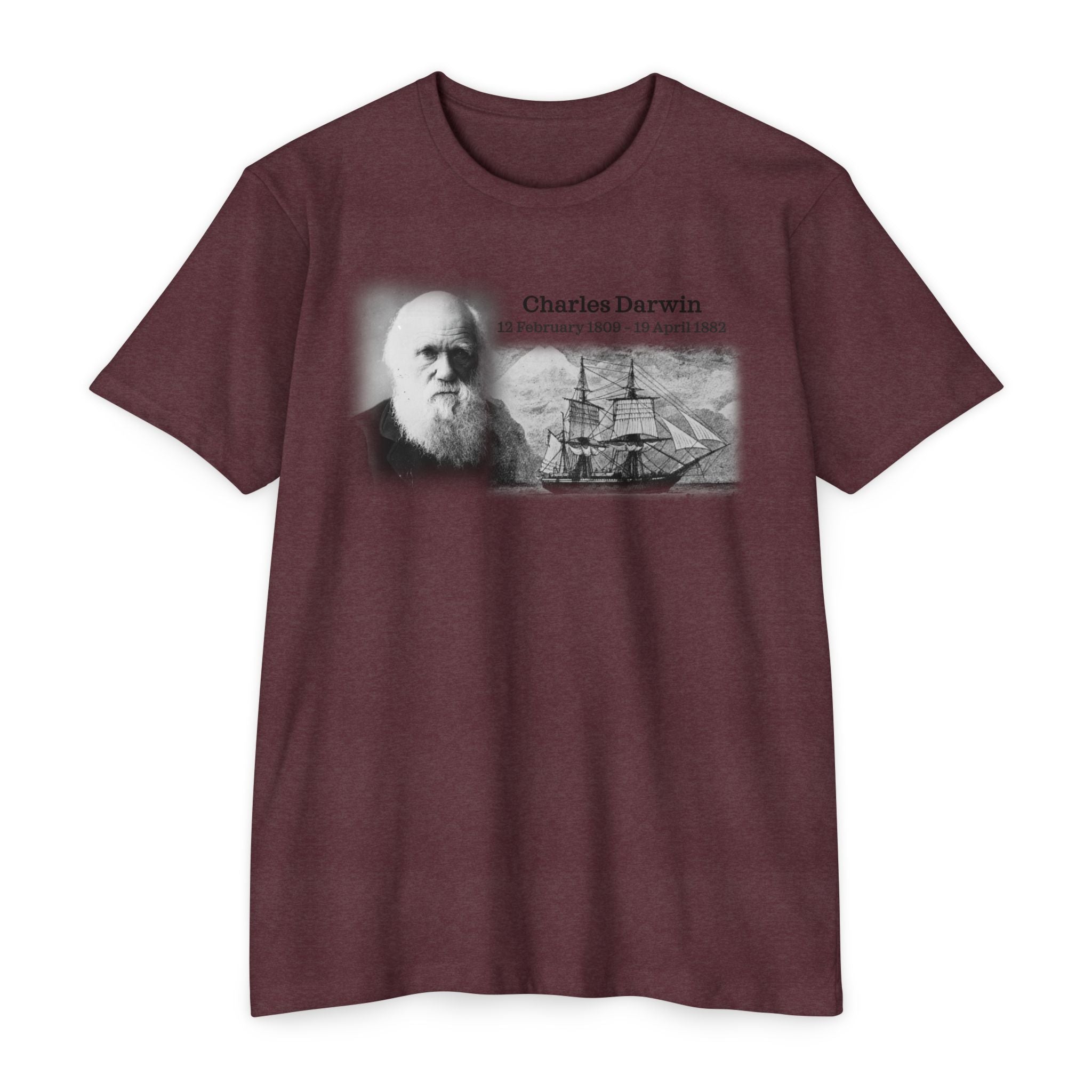 Unisex CVC Jersey T-shirt - Charles Darwin