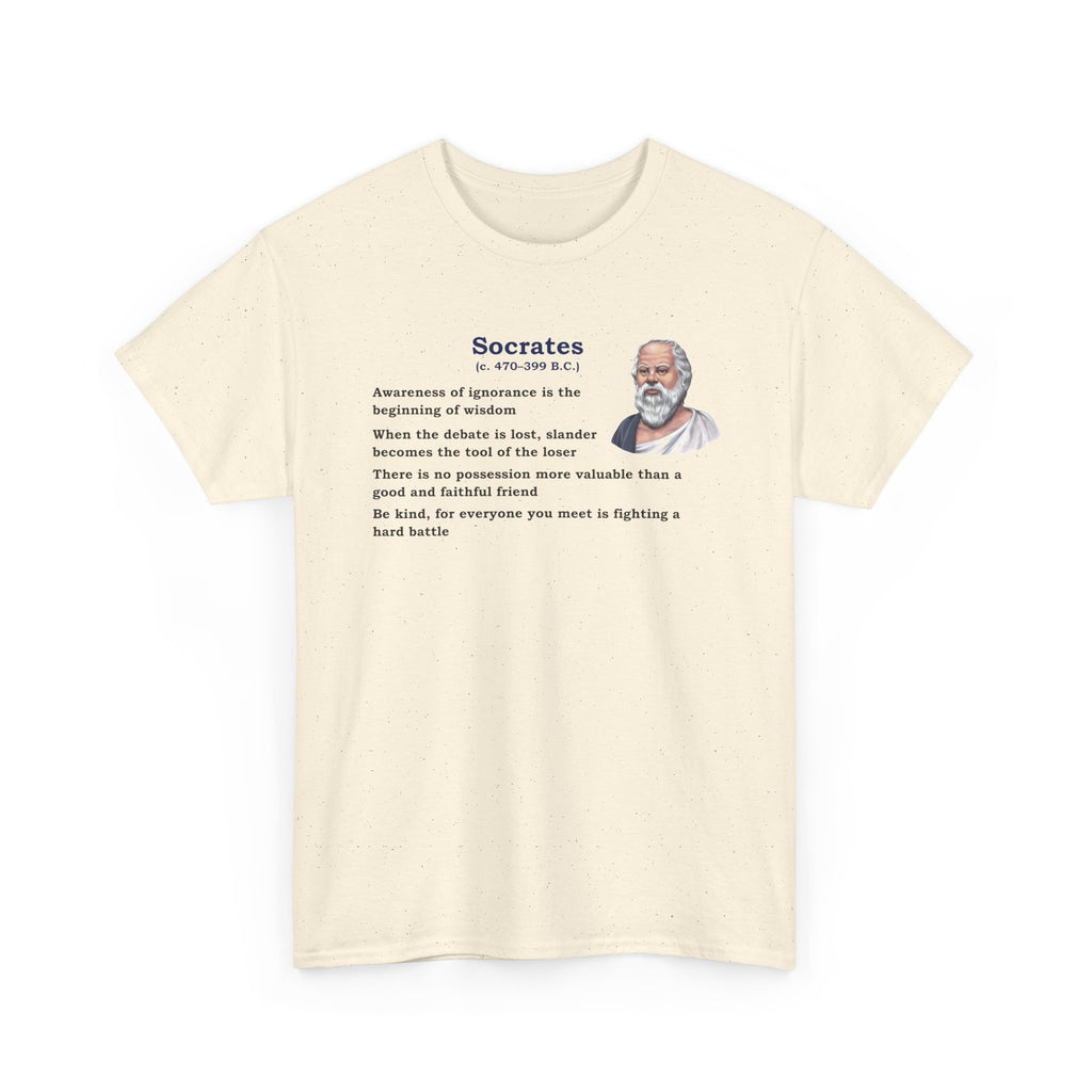 Unisex Heavy Cotton Tee - Socrates