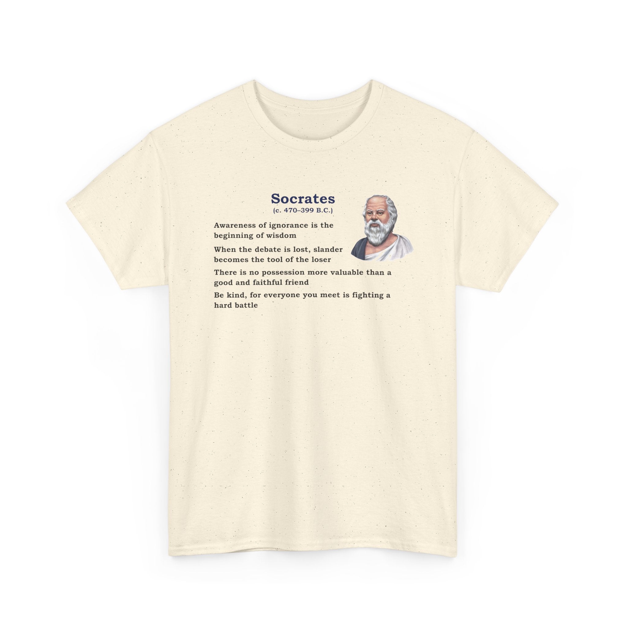 Unisex Heavy Cotton Tee - Socrates