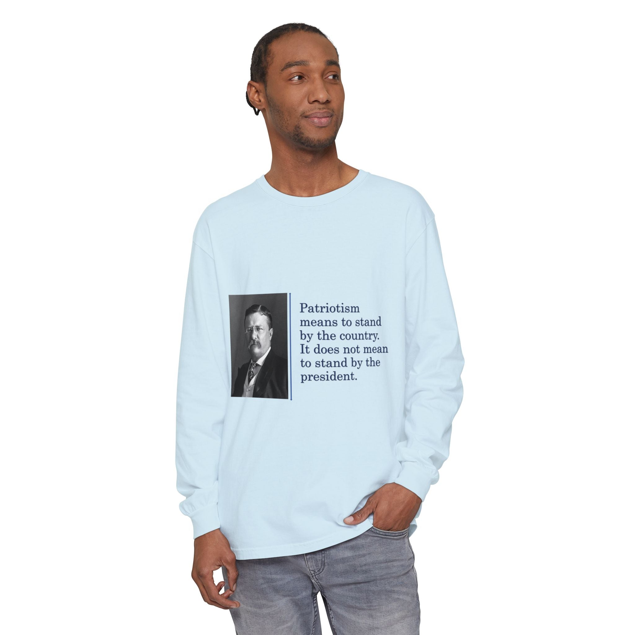 Unisex Garment-dyed Long Sleeve T-Shirt