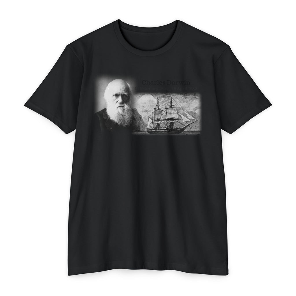 Unisex CVC Jersey T-shirt - Charles Darwin