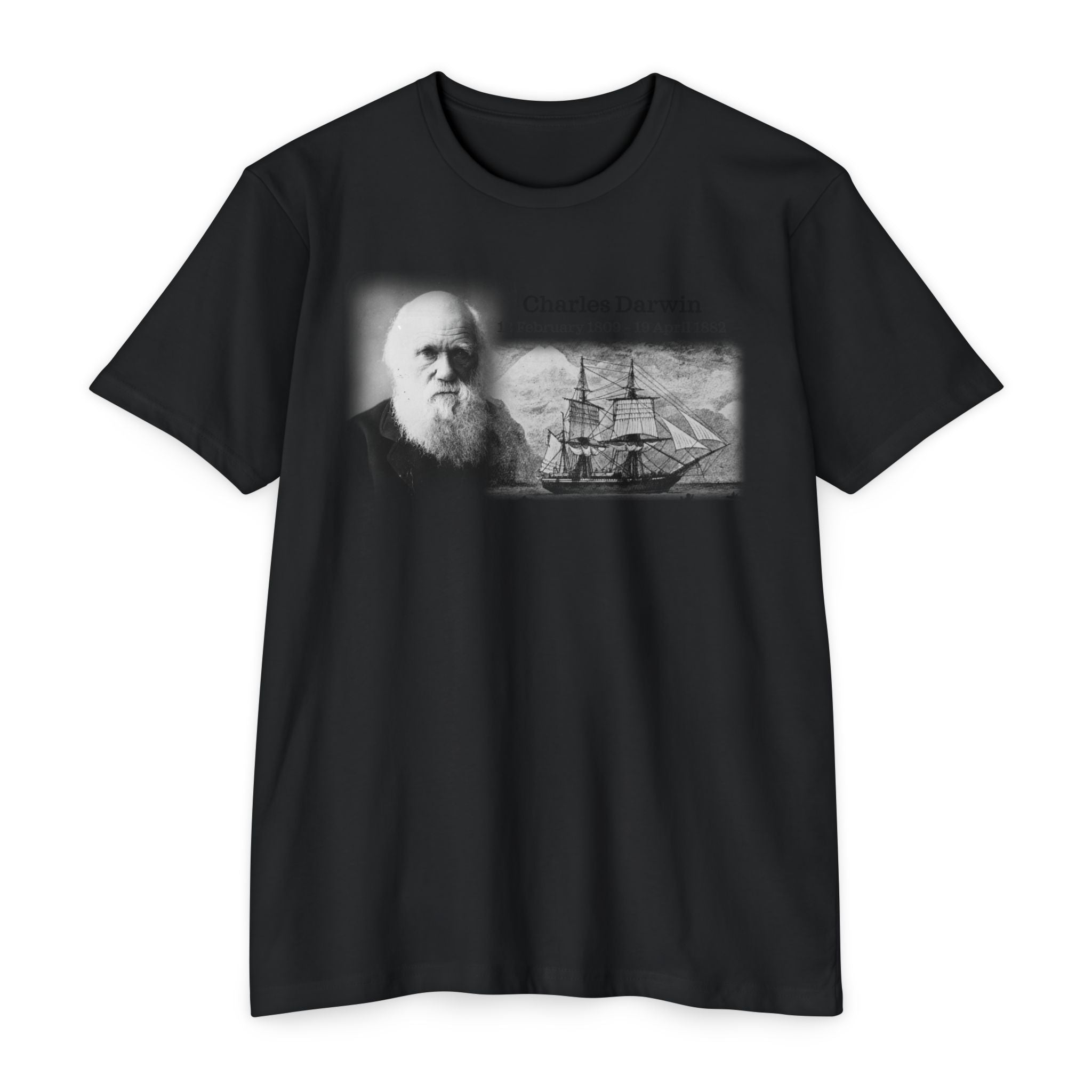 Unisex CVC Jersey T-shirt - Charles Darwin