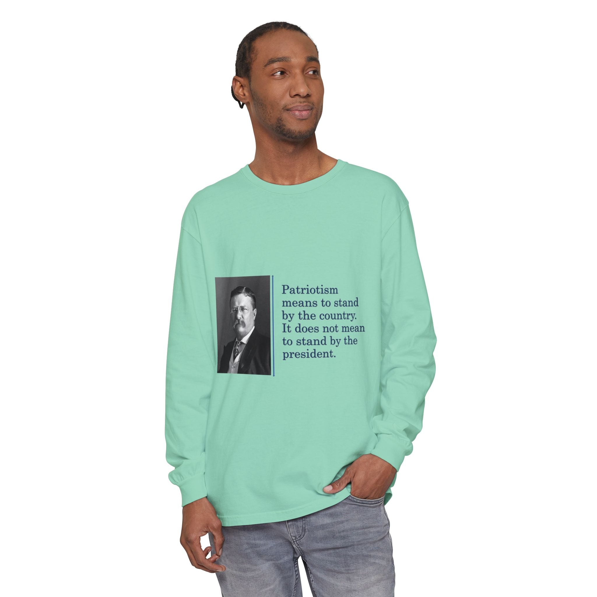 Unisex Garment-dyed Long Sleeve T-Shirt