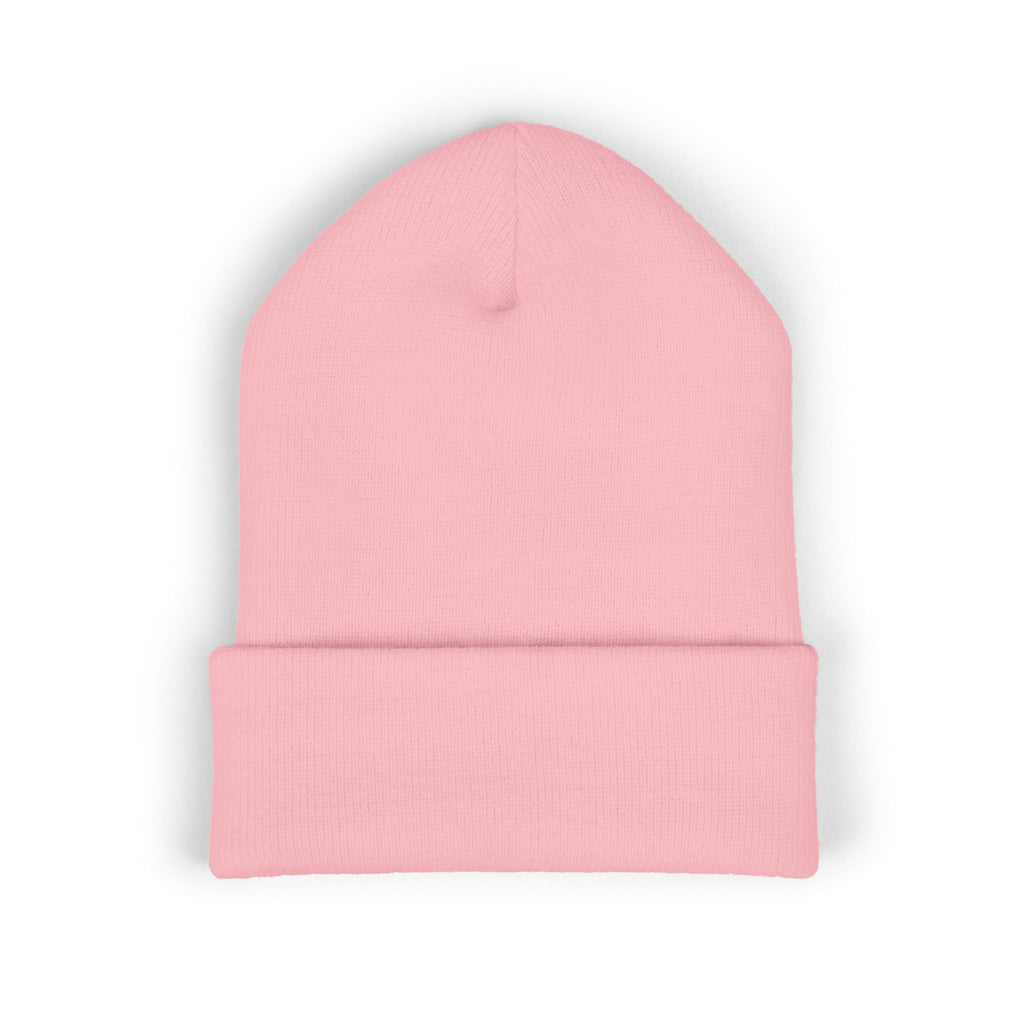 Redeem Embroidered Cuffed Beanie — Soft Winter Knit Hat