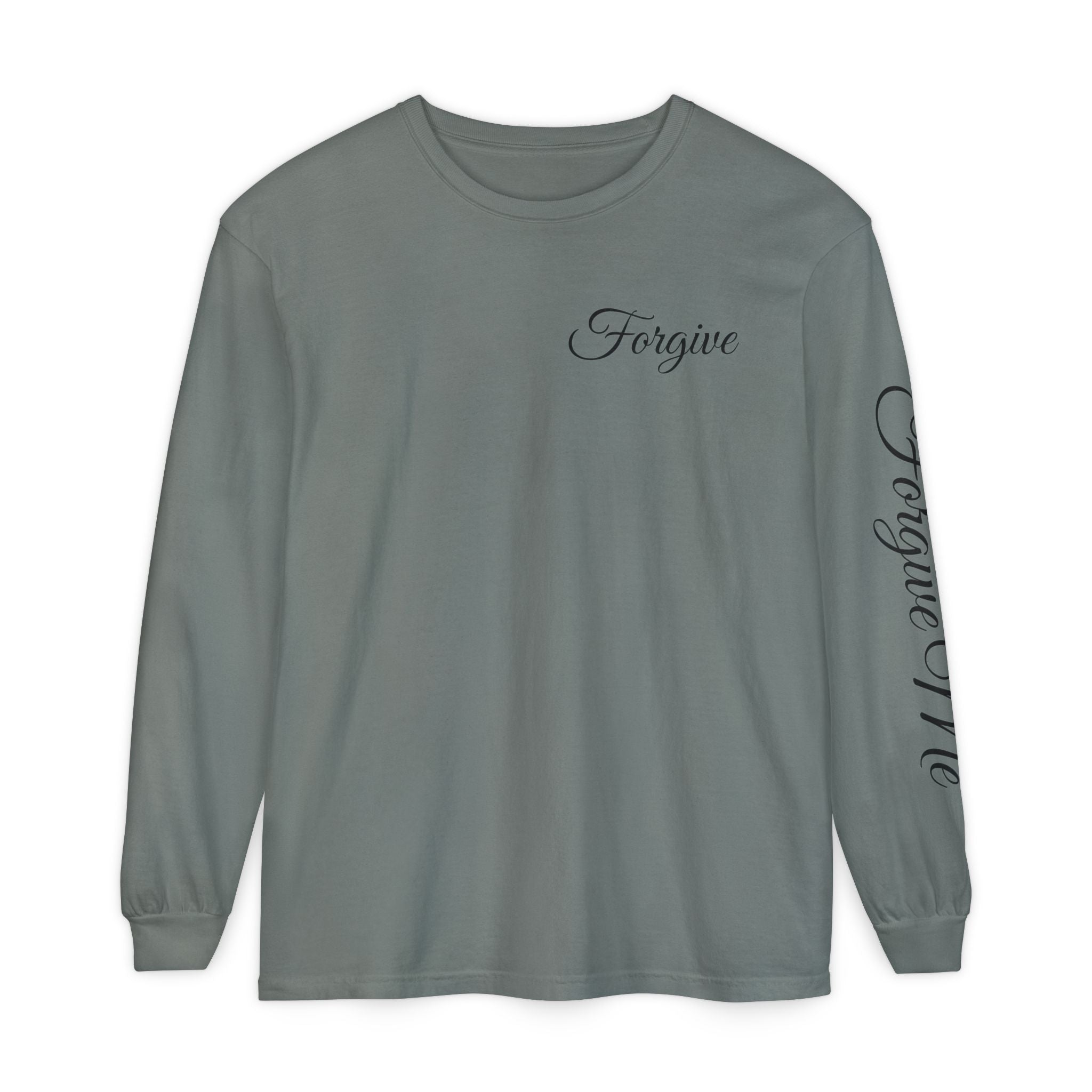 Forgive Long Sleeve Tee — John 1:9 Christian Inspirational Shirt