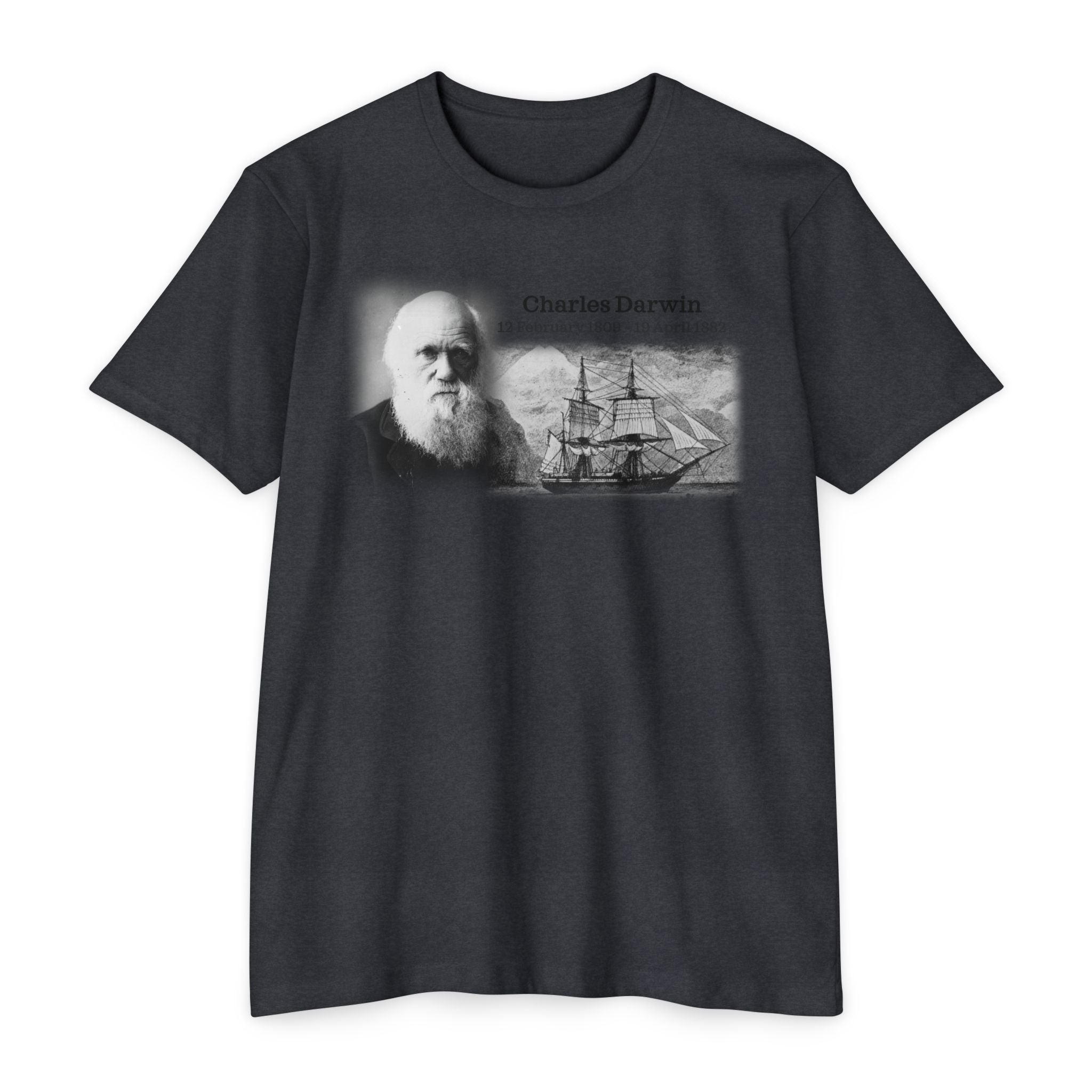 Unisex CVC Jersey T-shirt - Charles Darwin