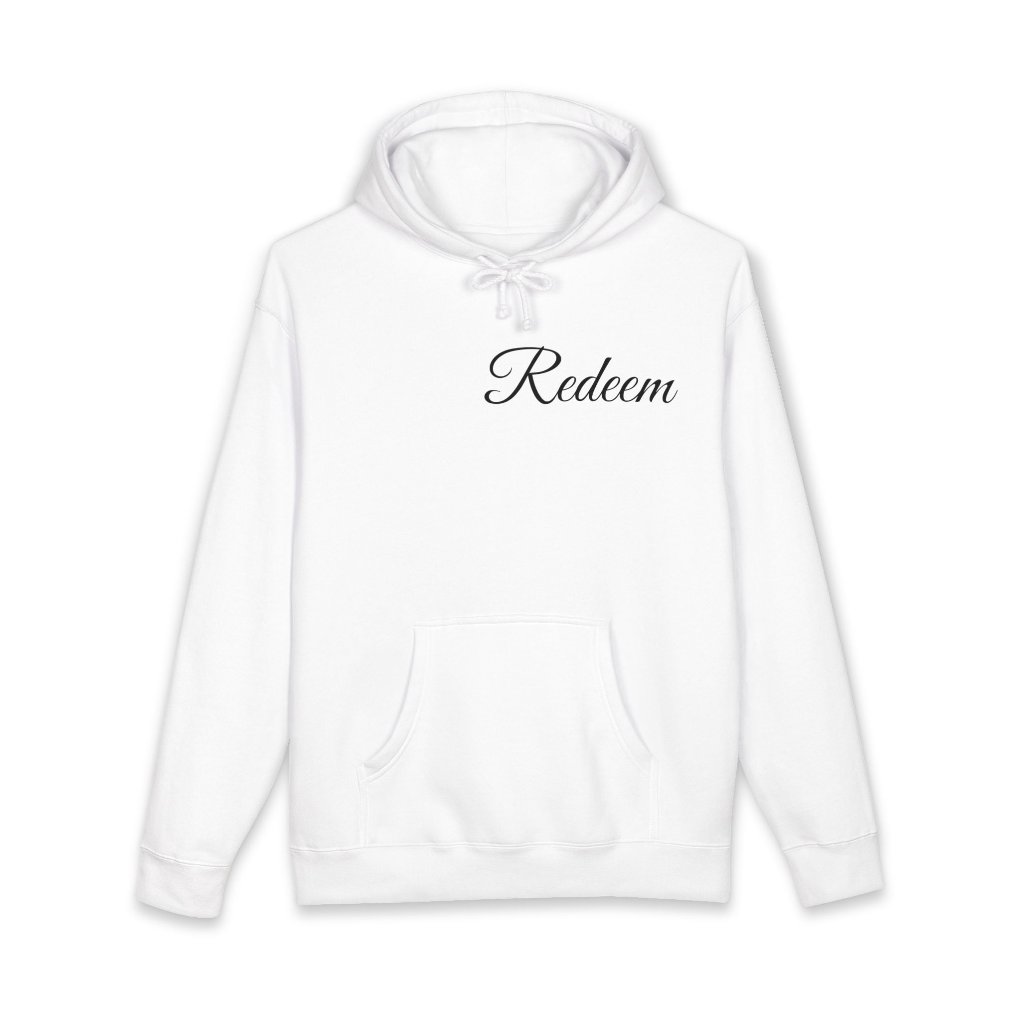 Redeem Hoodie — "Trust In God Proverbs 3:5" Christian Faith Pullover