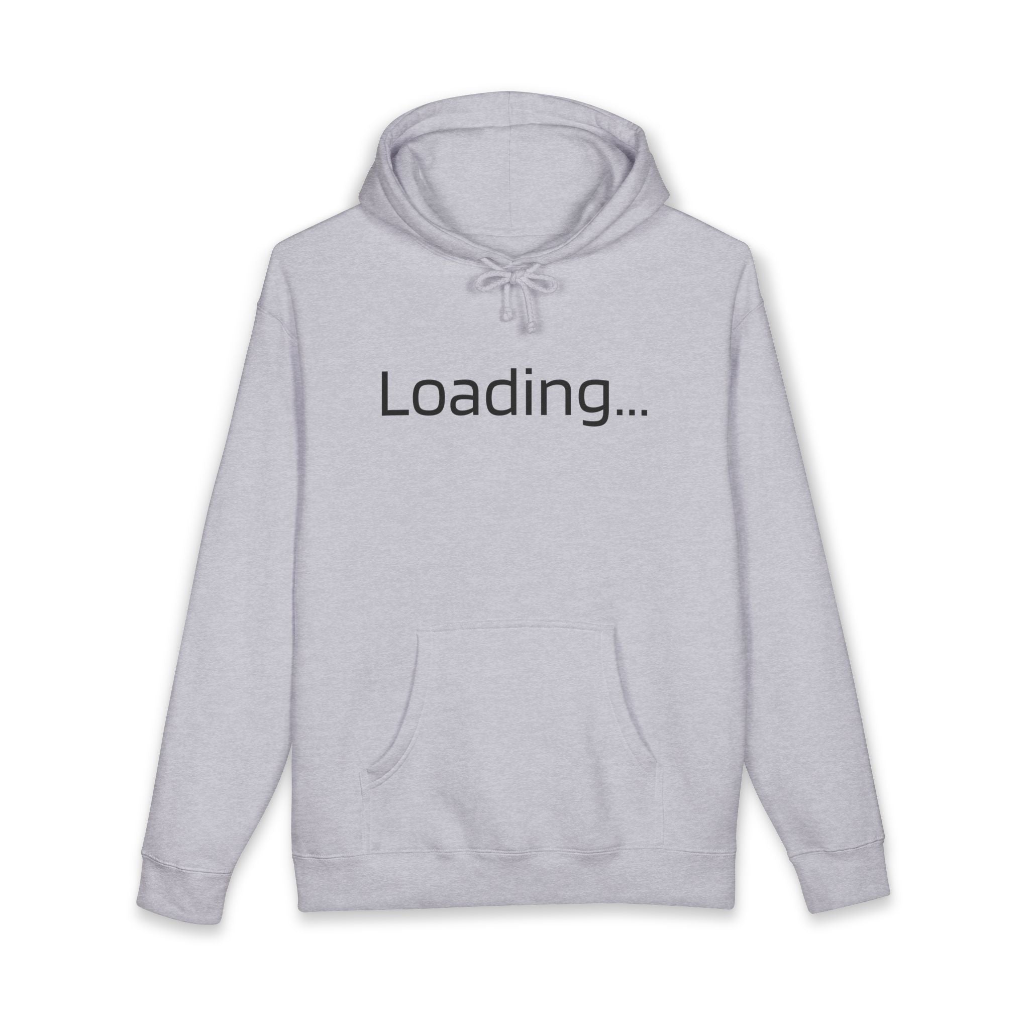 Loading... Hoodie — Minimal Tech Graphic Sweatshirt