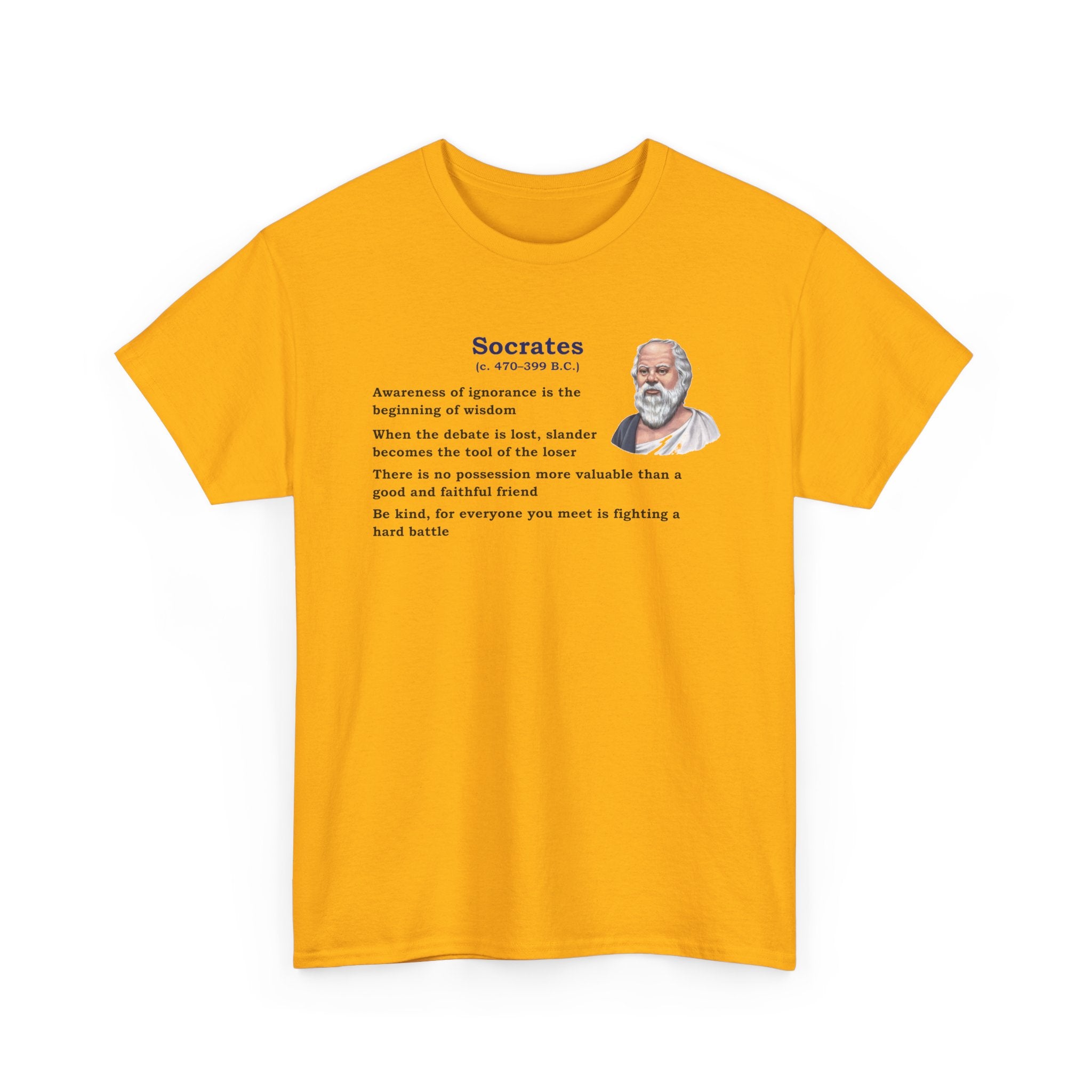 Unisex Heavy Cotton Tee - Socrates