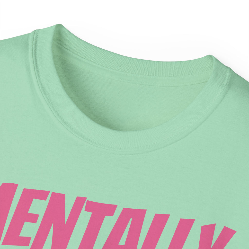 Mentally I'm Still Buffering Tee — Funny Graphic Cotton T-Shirt