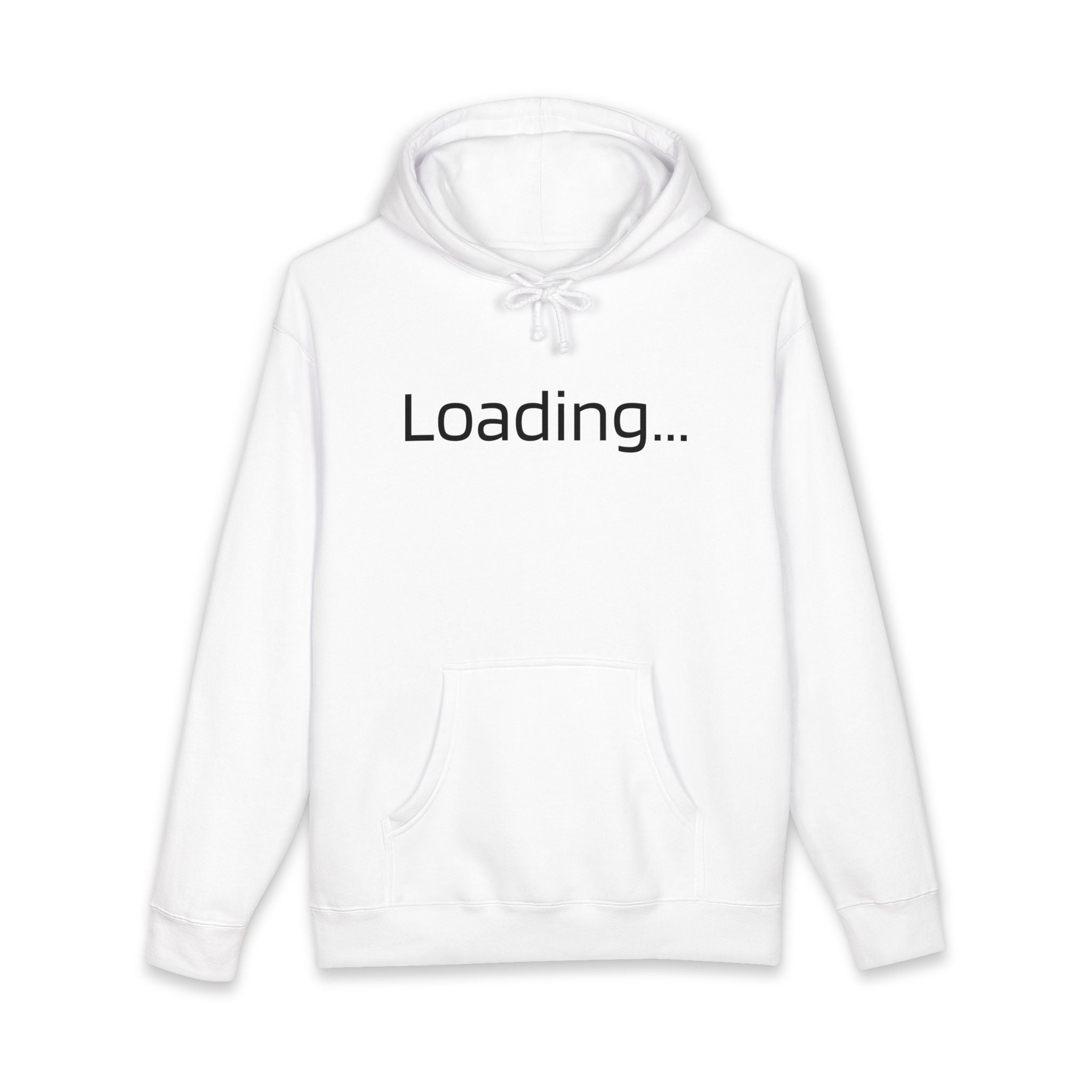 Loading... Hoodie — Minimal Tech Graphic Sweatshirt