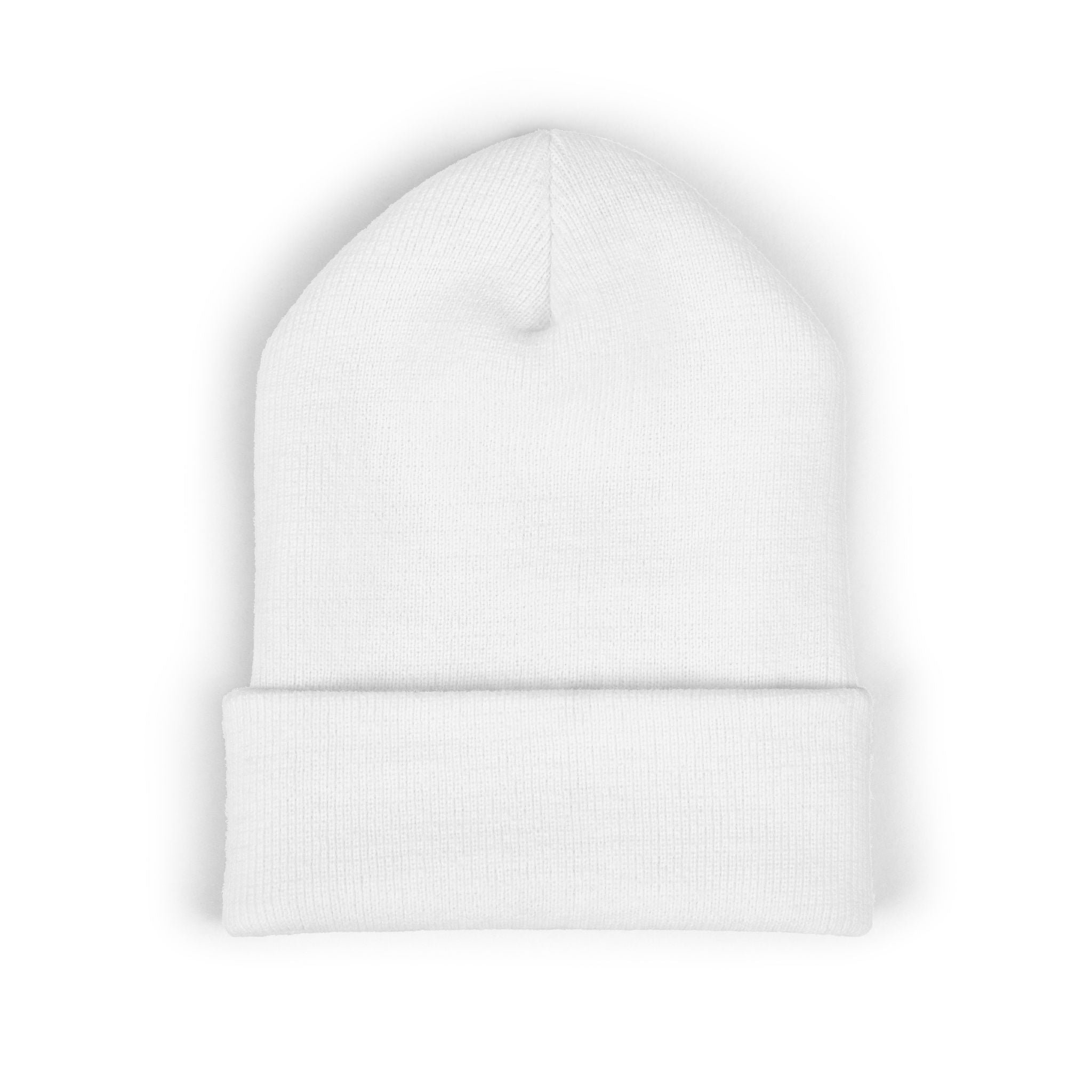 Redeem Embroidered Cuffed Beanie — Soft Winter Knit Hat