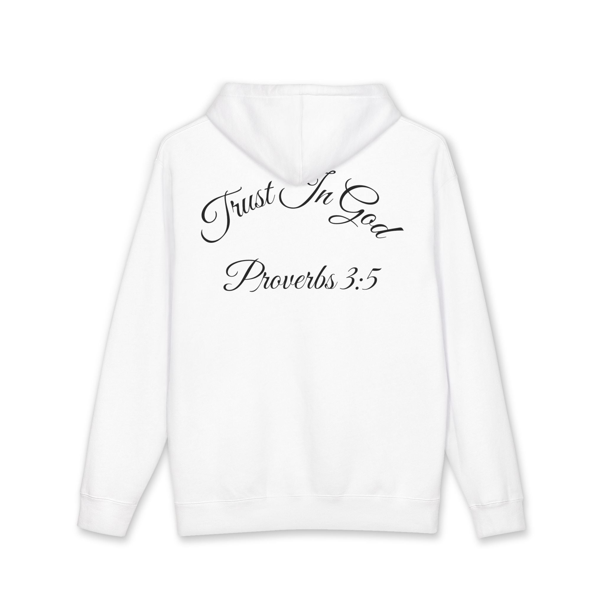 Redeem Hoodie — "Trust In God Proverbs 3:5" Christian Faith Pullover