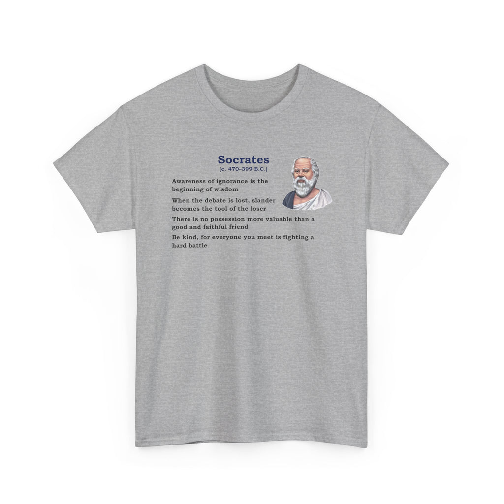 Unisex Heavy Cotton Tee - Socrates
