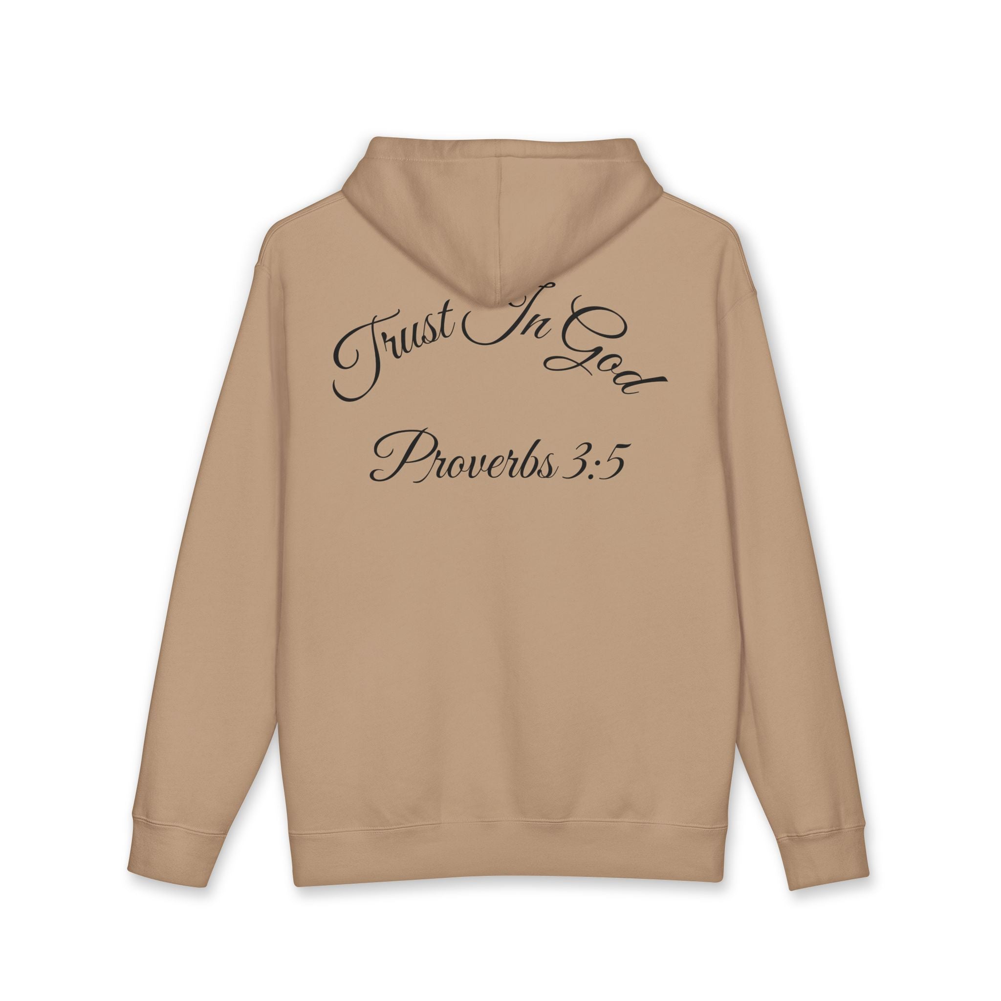 Redeem Hoodie — "Trust In God Proverbs 3:5" Christian Faith Pullover