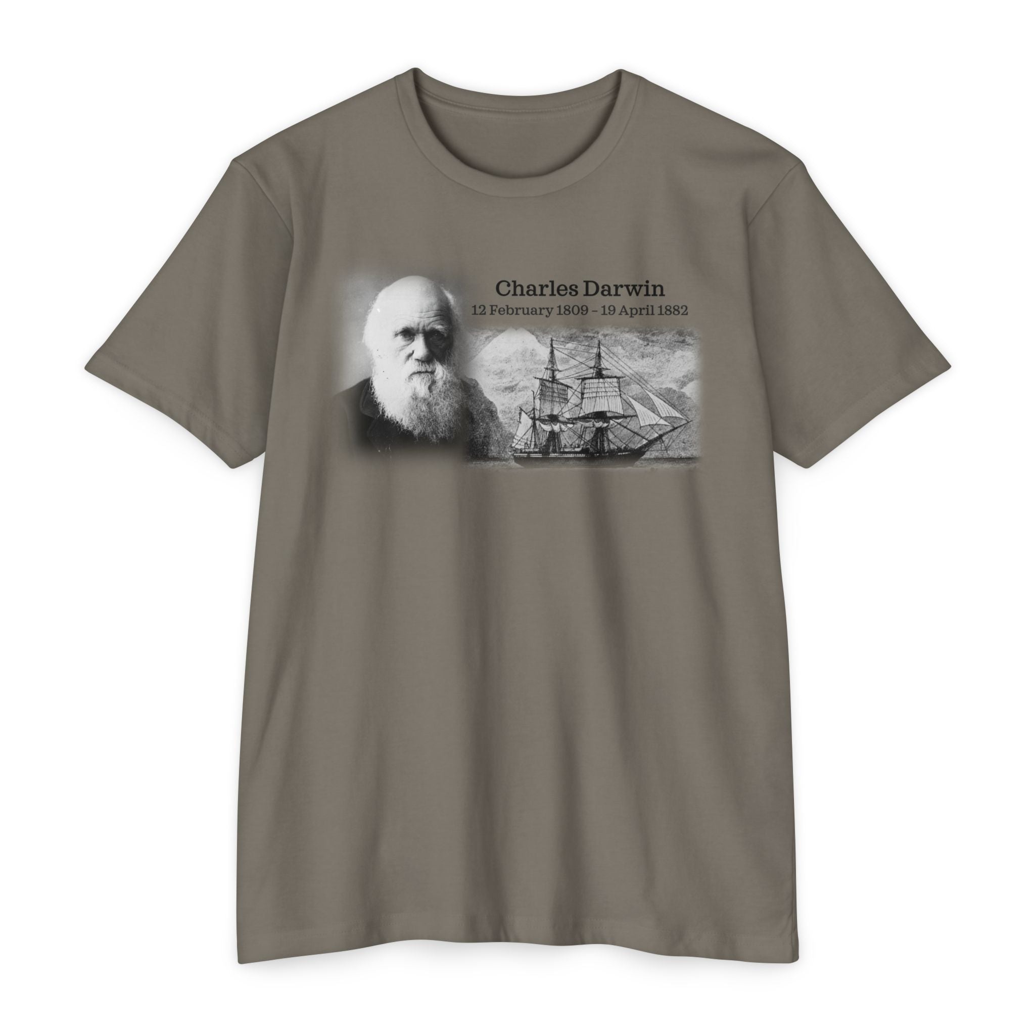 Unisex CVC Jersey T-shirt - Charles Darwin
