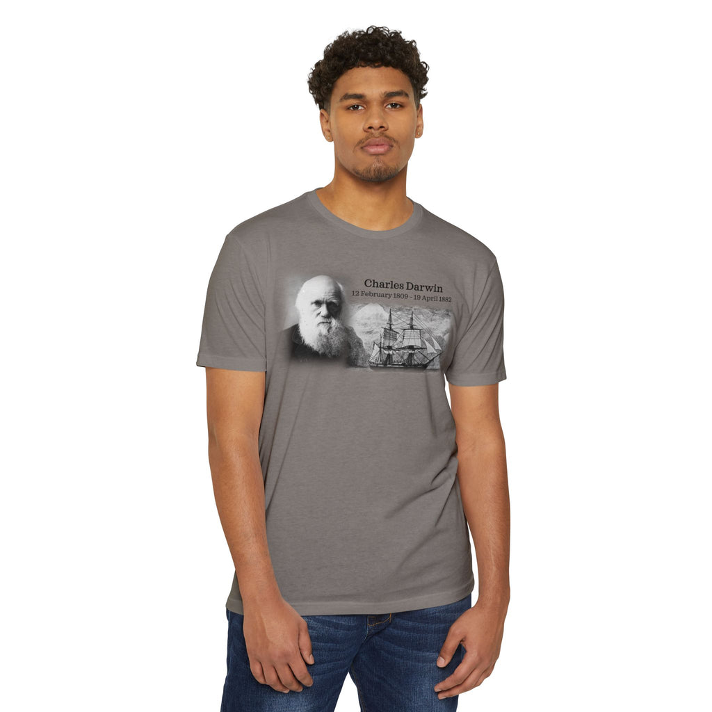 Unisex CVC Jersey T-shirt - Charles Darwin