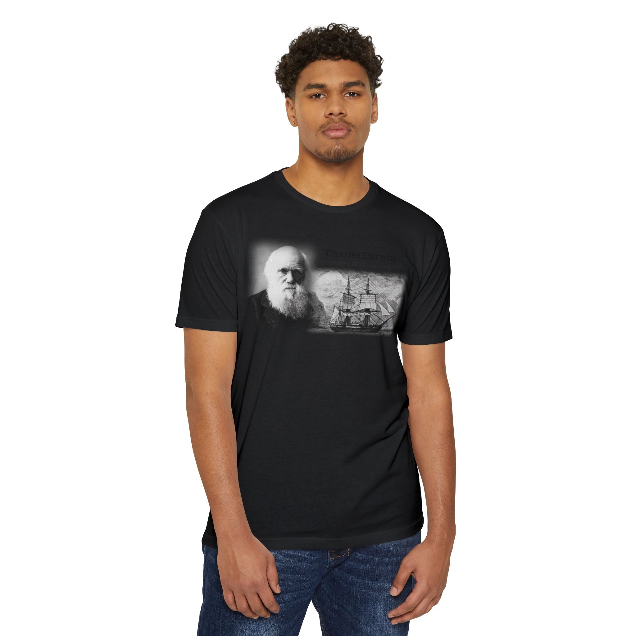 Unisex CVC Jersey T-shirt - Charles Darwin