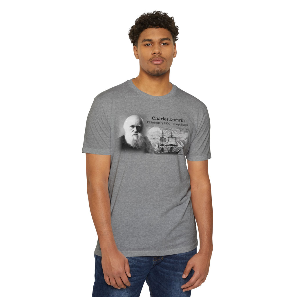 Unisex CVC Jersey T-shirt - Charles Darwin