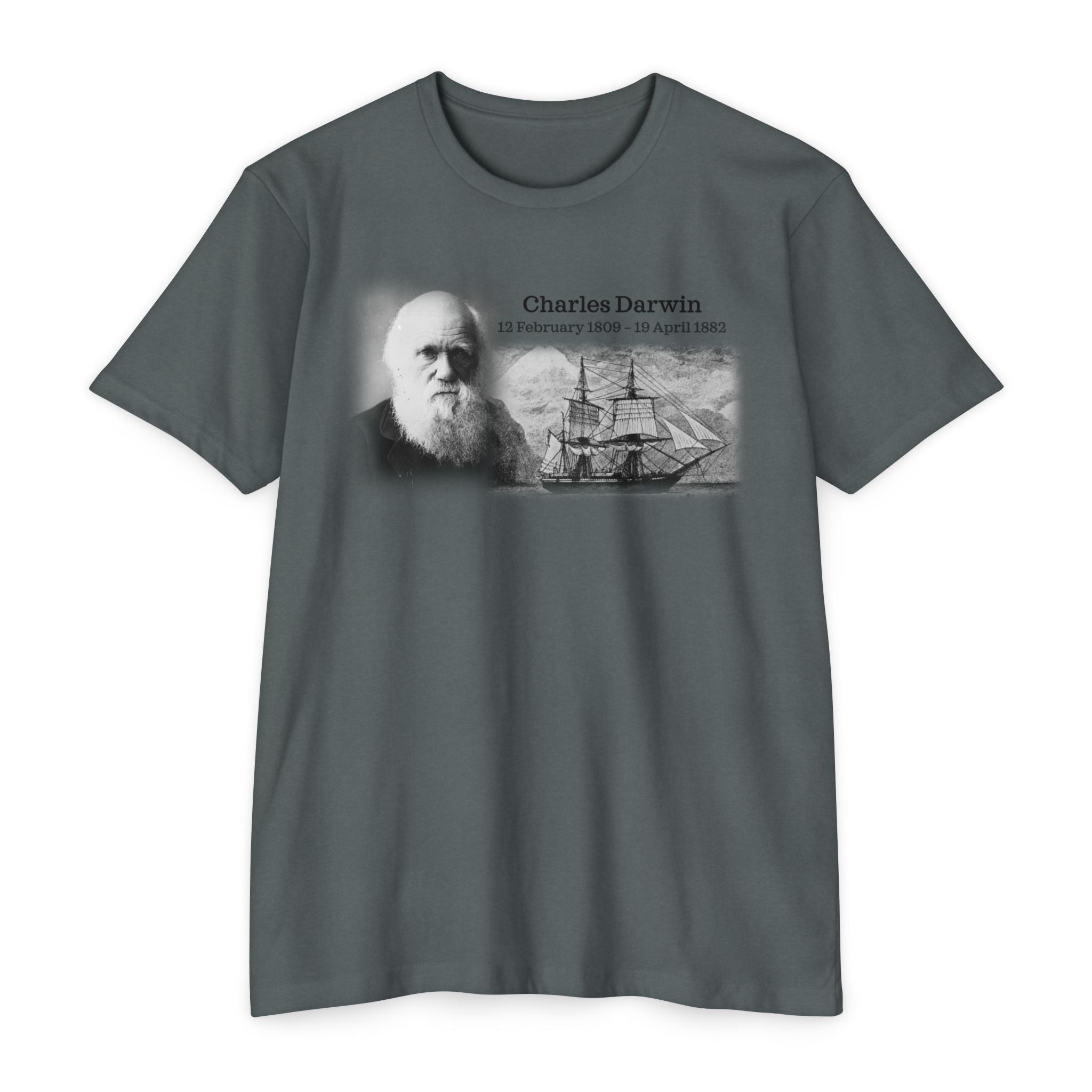 Unisex CVC Jersey T-shirt - Charles Darwin