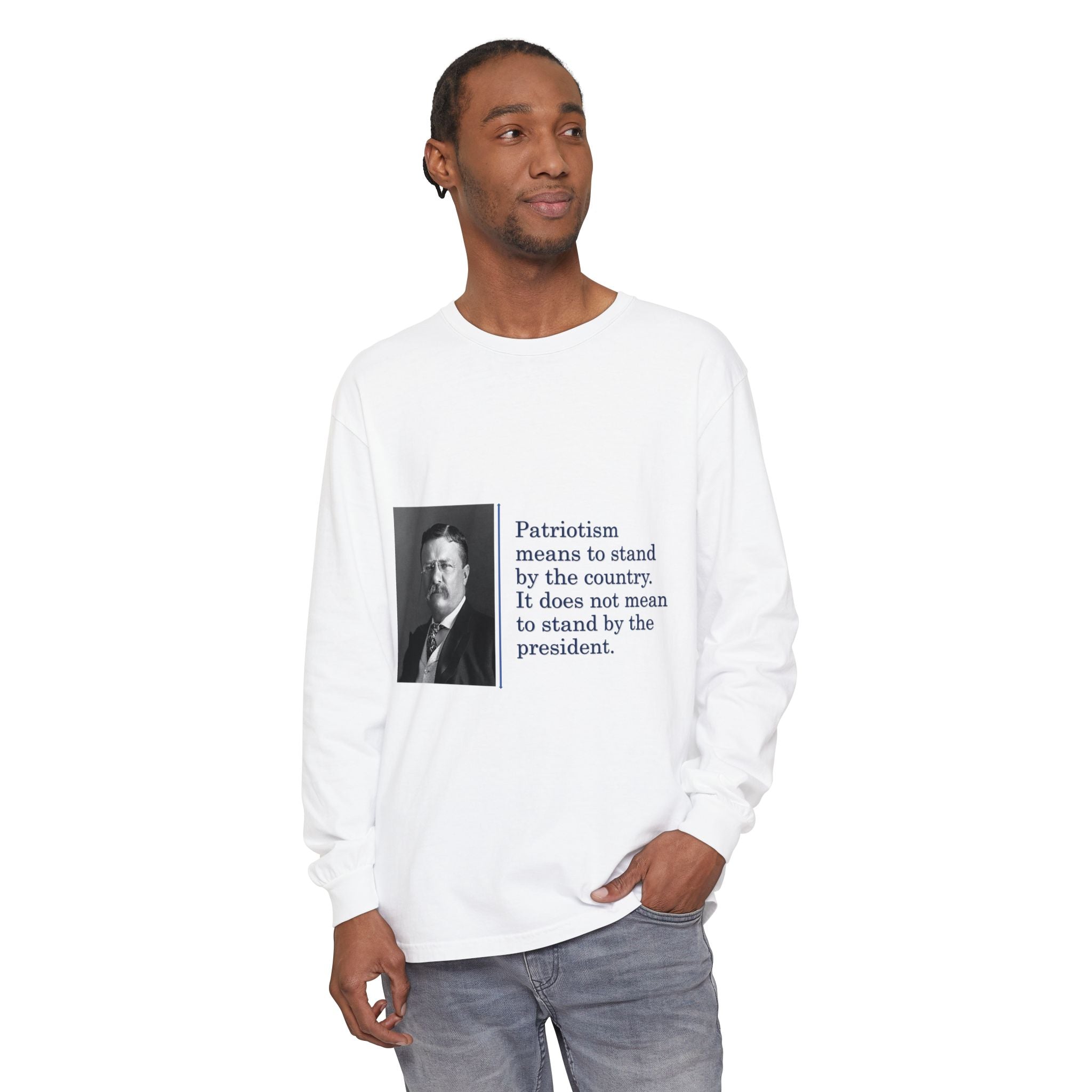 Unisex Garment-dyed Long Sleeve T-Shirt