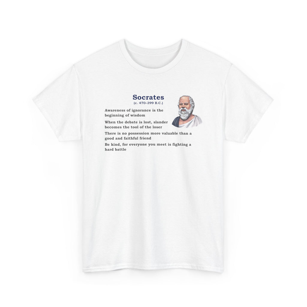 Unisex Heavy Cotton Tee - Socrates