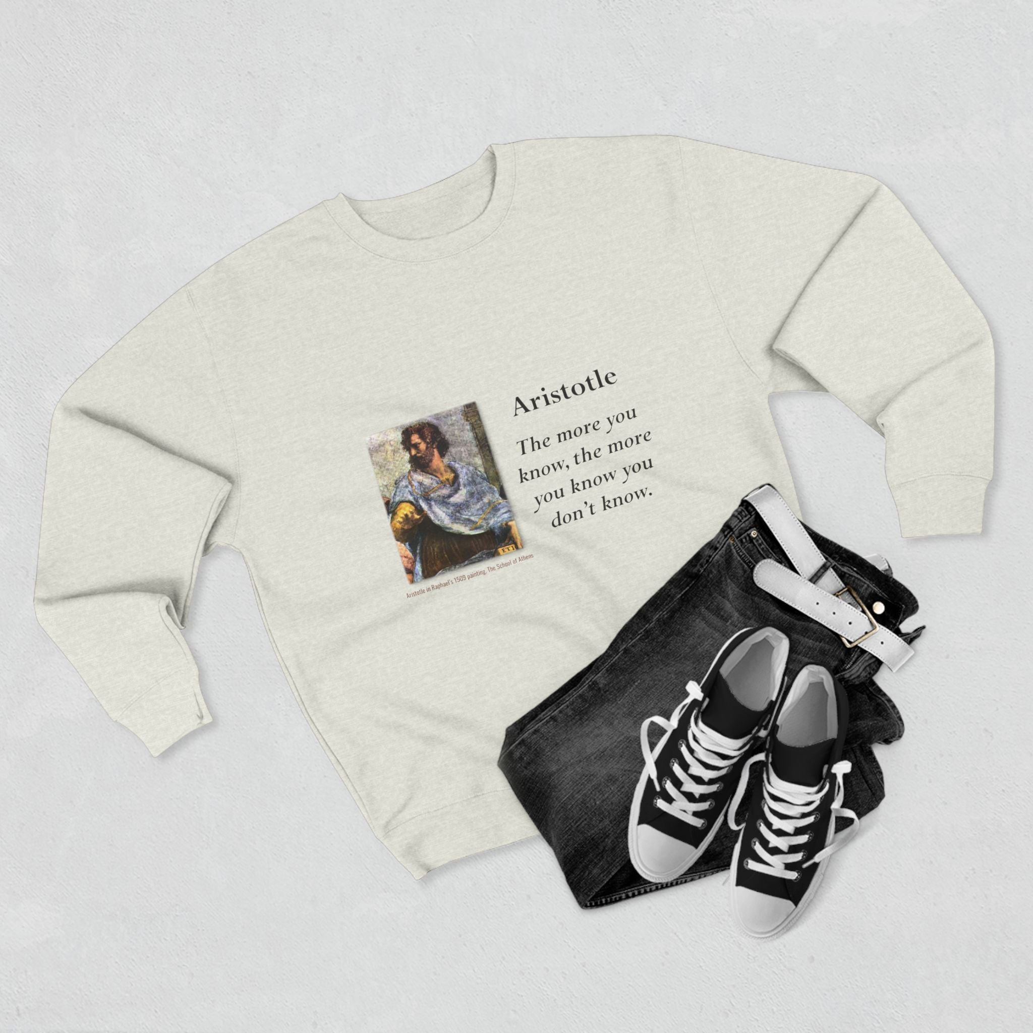 Unisex Crewneck Sweatshirt - the more you know