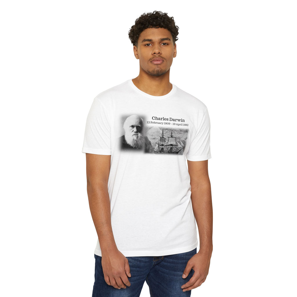 Unisex CVC Jersey T-shirt - Charles Darwin