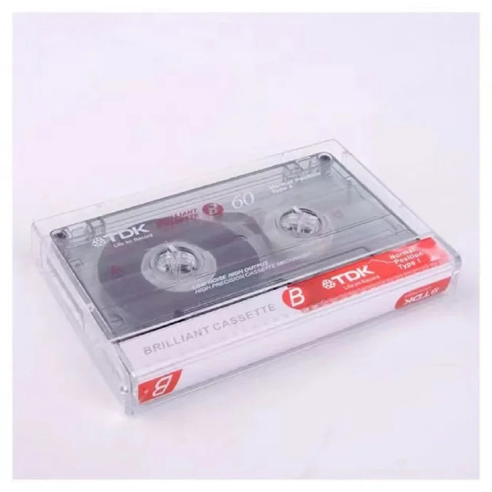 5PCS High Qulity Standard Cassette Blank Tape Player Empty 60 Minutes Magnetic Audio Tape Recording For Speech Music Recording