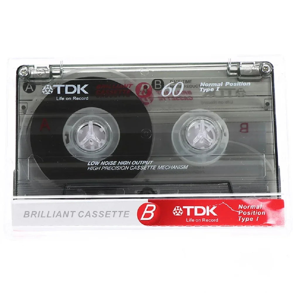 5PCS High Qulity Standard Cassette Blank Tape Player Empty 60 Minutes Magnetic Audio Tape Recording For Speech Music Recording